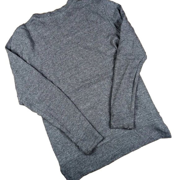 John Elliot Side Zipper Crewneck Sweater Grey Size medium Hidden Pocket - Picture 2 of 7